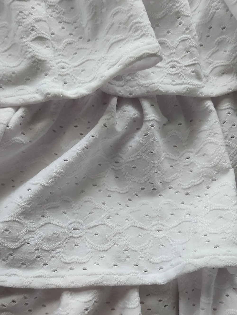 Michael Michael Kors Tiered Ruffle Eyelet Skirt - Picture 7 of 7